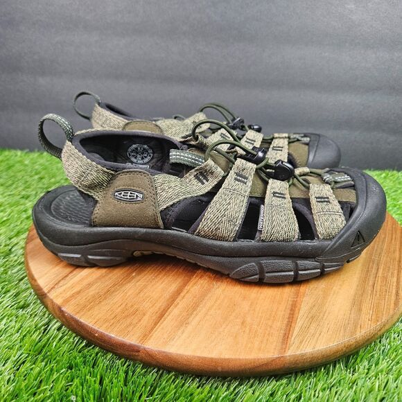 Keen Newport H2 Waterproof Sandal Men’s Size 8.5 Olive Green Black Hiking Shoes main image 9